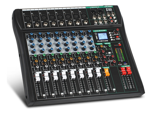 Mezcladora Mixer De 8 Canales Bluetooth Ct-80x-usb Xtuga