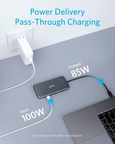 Imagen 3 de 6 de Hub Usb-c - Anker - 2 Port Usb 3.0 - Hdmi 4k 30hz Sd/microsd