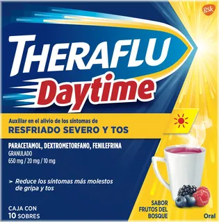 Theraflu Daytime Te Antigripal Resfriado Y Tos 10 Sobres