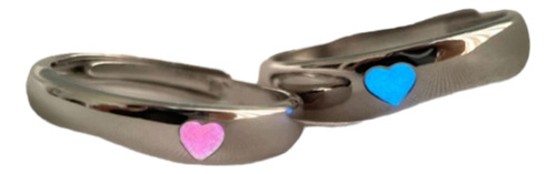 Anillos Duo Pareja Novios Esposos Regalo Promesa Corazón Bri