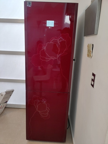 Refrigerador LG Rojo Vino 2 Metros