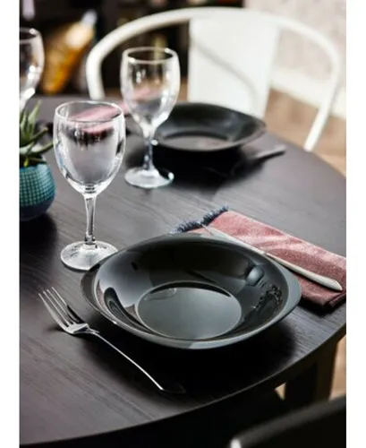 Platos luminarc negro sale