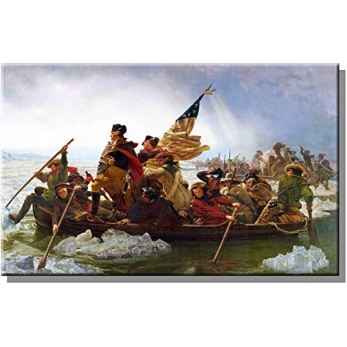 Cruzando Delaware - George Washington Por Leutz, Cuadro...