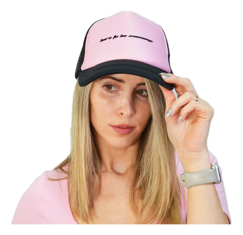 Gorra Autorregulable Rosa Visera Trucker Comoda 