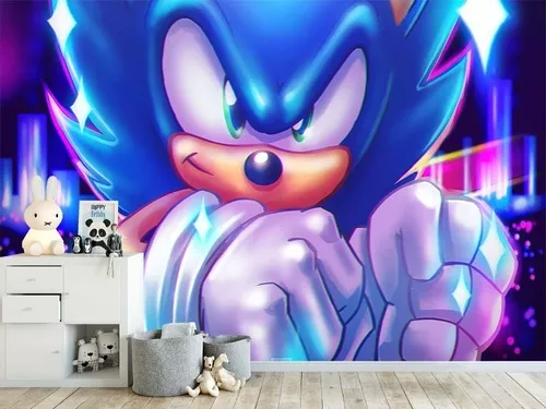 Adesivo Parede Decorativo Sonic