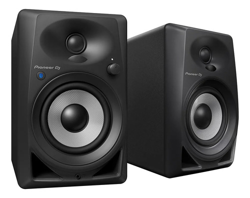 Par De Monitor De Audio Pioneer Dj Dm 40d Bt Preto Com