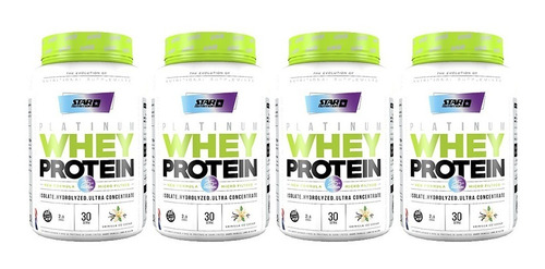 Proteina Whey Star Nutrition 2 Lb X 4 Unidades