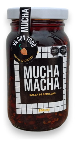 Mucha Macha Salsa De Semillas Extra Picante Habanero 250ml