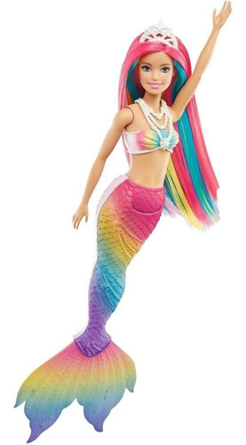 Barbie Dreamtopia Sereia Rainbow Arco Íris Magic Mattel