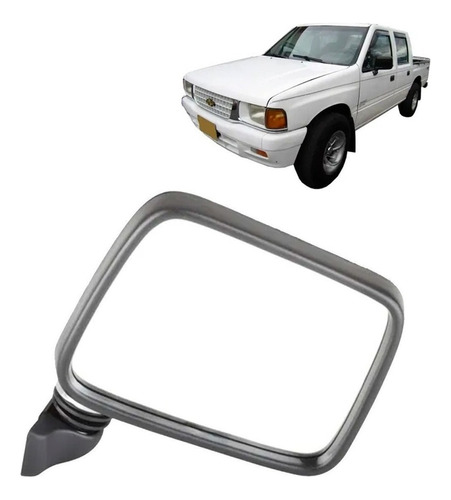 Espejo Puerta Cromado Der Para Chevrolet  Luv 2.3 1989 1992 