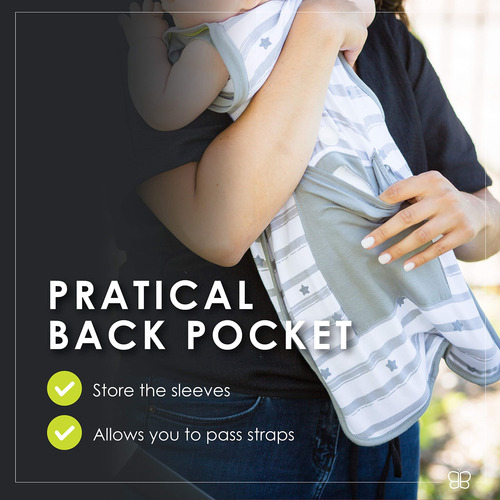 Saco De Swaddle Con Cremallera Transicional De Bblv -