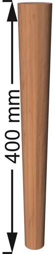 Kit 4 Pés Palito 100% Madeira Maciça 40cm P/ Rack Sofá Mesa De Cabeceira Aparador Buffet Puff Mesas Laterais Mesas De Centro Penteadeira Jm3 Móveis