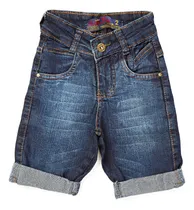 Comprar Bermuda Jeans Infantil King Boy Bebês Azul Primaverau002Fverão 2