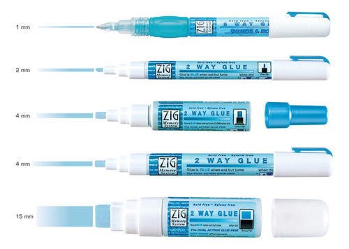 Lápiz Adhesivo (d) Way Glue Stick Pen Con Punta De Varios Ta