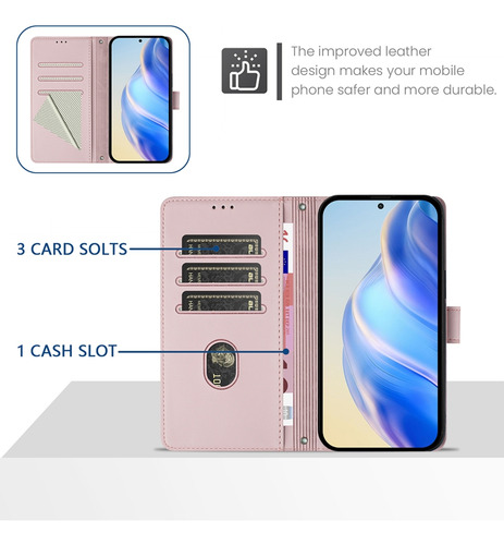 Funda Tipo Cartera Clásica Para Cubot A/ P/ Note/max Series Con Bloqueo Rfid, Correa De Muñeca, Ranuras Para Tarjetas, Cierre Magnético