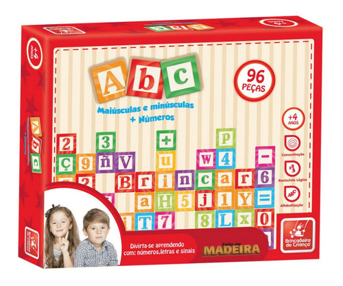 Imagem 1 de 2 de Abc - Letras E Números - Brincadeira De Criança