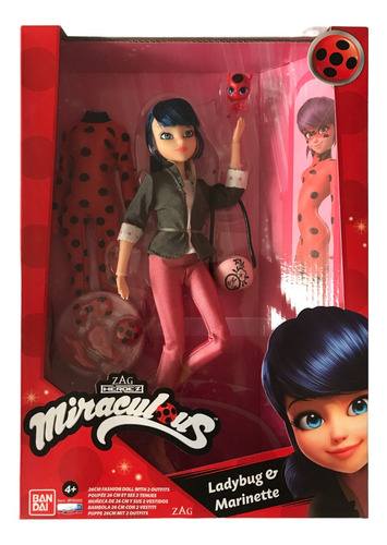 Miraculous Ladybug Y Marinette 2 Vestidos Bandai Zag Playmat (Usado)