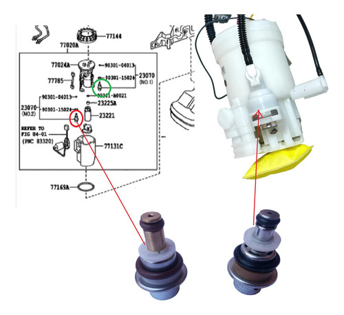 Regulador Gasolina Camry Xse 2021 Gsv70l-cezpba