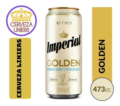 Cerveza Imperial Golden Lata 473ml Liniers Mataderos Lmirad 