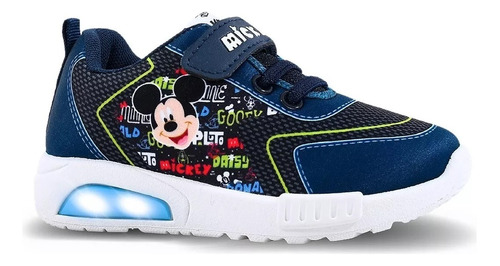 Zapatillas Mickey Footy Luces Led Disney Funny Store