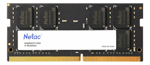 Memória RAM color preto  16GB 1 Netac NTBSD4N32SP-16