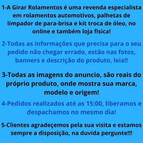 Rolamento Cambio Clio R19 R21 Saxo 1.0 1.6 25x62x17 Ab12830