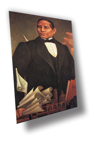 Lienzo Canvas Benito Juárez García 110x60