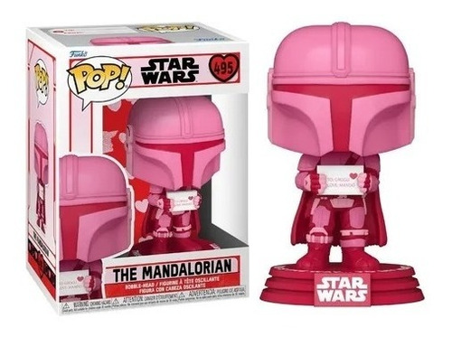 Funko Pop The Mandalorian 495 Star Wars San Valentín