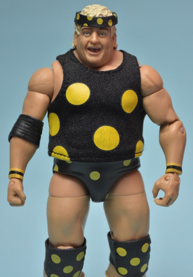 WWE Mattel Personalizado cabeza Fundido Goldust/Dustin Rhodes figura forraje 