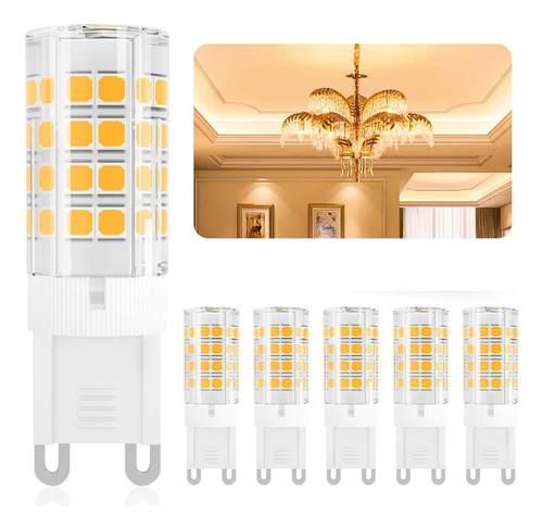 Pack 20 Bombilla Led Bipin G9 52led Luz Blanca Cálida  