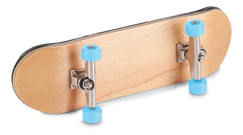 1pc Madera De Arce De Aleación+diapasón Dedo Skateboard Con