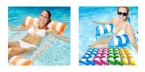 X2 Flotador Inflable Adultos Cama Hamaca Silla Agua Piscina