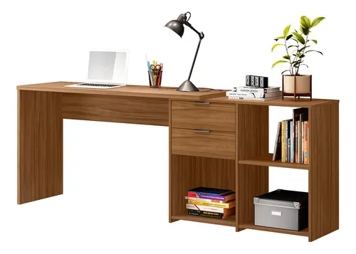 comprar Mesa Para Notebook L Nt2060 Notável Móveis Cor Freijó