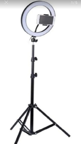 Aro De Luz Led Foto Regulable Led 26 Cm Soporte Con Base Usb