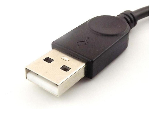 Negro Usb 3.0 Hembra A 2 Usb Macho Cable Divisor De