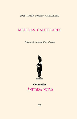 Medidas Cautelares, De Molina Caballero, José María. Editorial Editorial/revista Literaria Anfora Nova, Tapa Blanda En Español