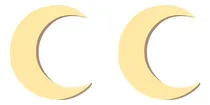 Comprar Aretes Para Mujer Luna Plata Enchapada Oro 18k