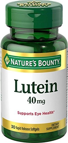 Luteína 40 Mg Nature's Bounty 30 Cápsulas  Contiene