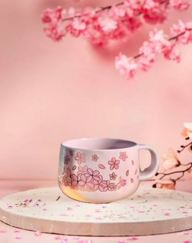 Taza Cherry Blossom Starbucks Flor Rosa Color Rosa Claro