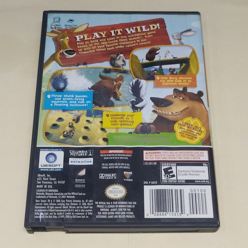Open Season Para Gamecube /, Longaniza Games (Reacondicionado)