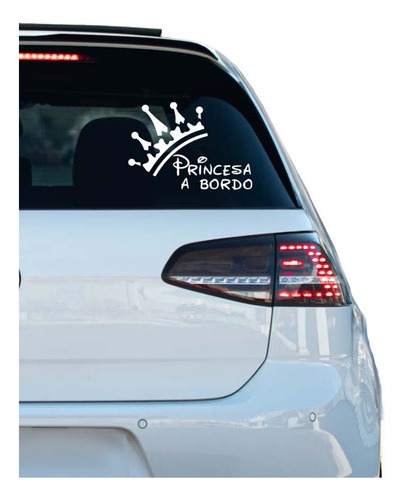 Vinilo Sticker Decorativo Princesa A Bordo