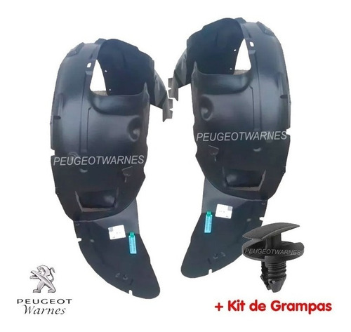 Juego Guardaplast Delant Orig Y Grampas Peugeot 207 Compact