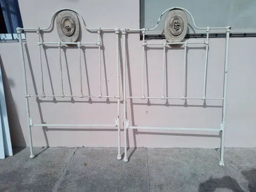 Linda Antigua 2 Cabecera ? Piecera? En Hierro Cama Una Plaza (Usado)