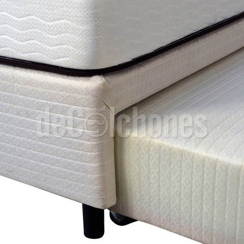 Somier Divan Carro Urania Colchon Linea Dorada 100 X 200
