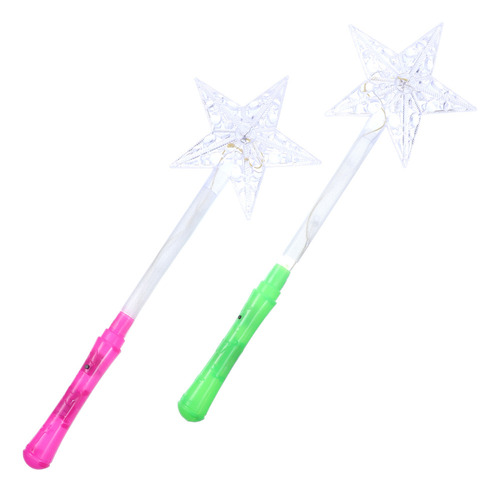 Varita Luminosa Con Forma De Estrella Luminosa Para Niños, P