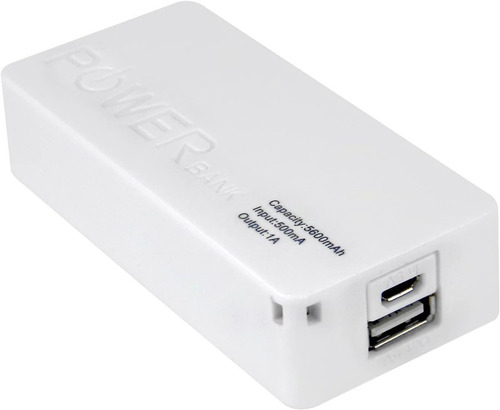 Power Bank 5600 Mah Portátil Reales, Incluye Cable Microusb
