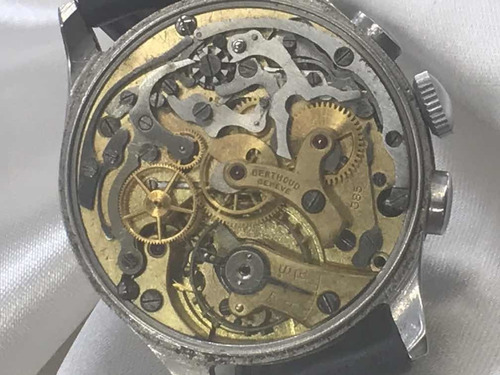 Relógio Uwaco Genève Militar Gilt Dial 1936 Relogiodovovô.