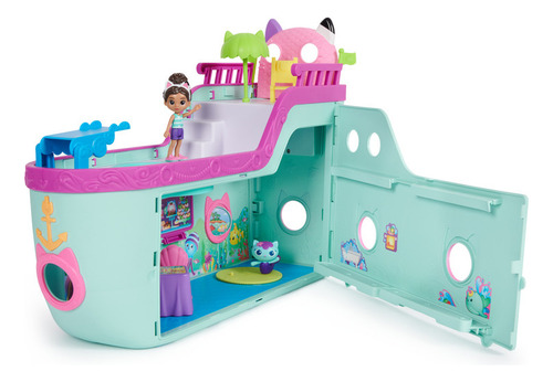 Gabby's Dollhouse,crucero Con Figuras De Juguete Para Niñas