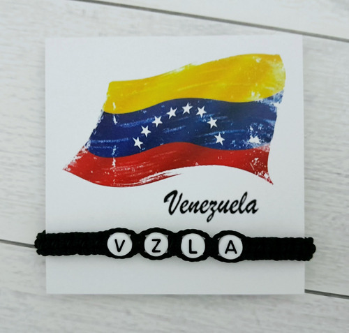 Pulseras Venezuela Tricolor Recuerdos Souvenirs Bisuteria