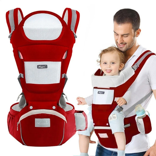 Mochila Cangurera Porta Bebés 0-4 Años Respirable Ergonómica